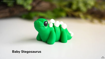 Baby Stegosaurus Deko Figur - Print'n'Style